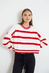 WOMEN'S KNITWEAR SWEATER WITH KNITTED LONG SLEEVE CLOTHES