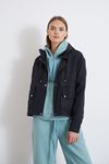 WOMEN'S RAINCOAT WITHOUT LINING POLYESTER LONG SLEEVE HOOD